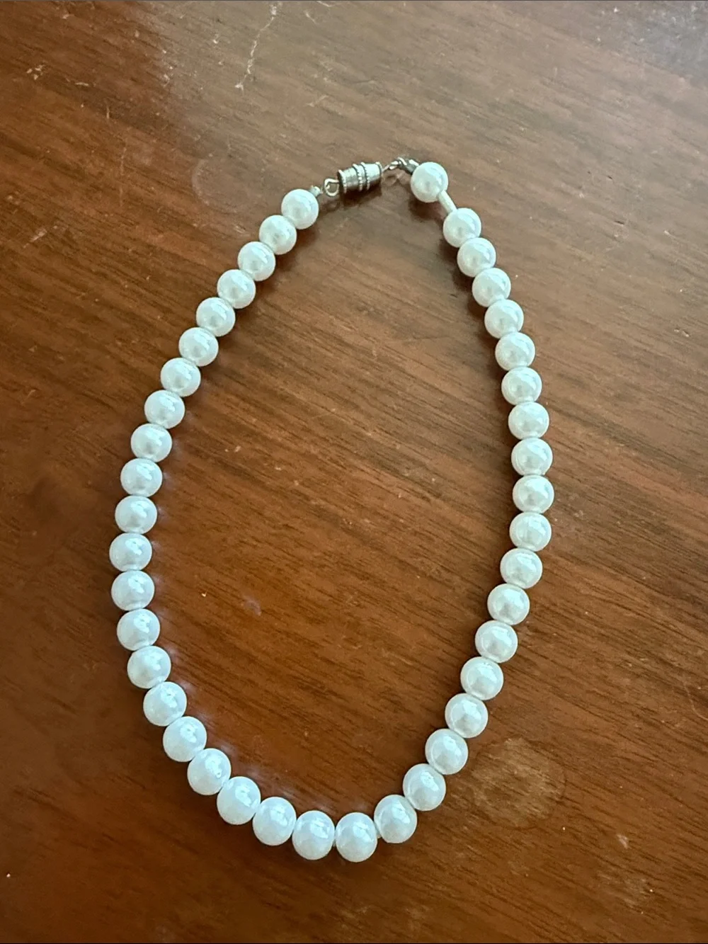 Classic White Pearl Beaded Necklace - Women Jewelry